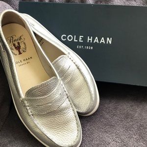 Cole Haan Metallic Loafers
